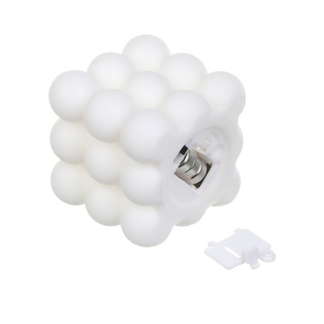 Светильник LED в форме свечи, 5,5-7х7,5-8см, 3хLR44, пластик, 2 вида