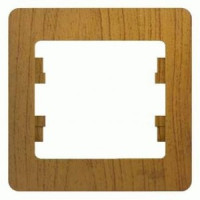 Systeme Electric GLOSSA рамка СУ 1 мест. темный дуб GSL000501 (10!)