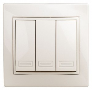 ЭРА Intro Plano выкл. СУ 3 кл. 10А, 250В, сл.кость, 1-106-02, 53789