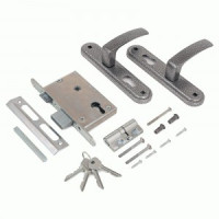 Д-град Зенит ЗВ4-3.05 серебро Замок врезной с/руч (15)