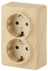 ЭРА Эксперт роз. ОУ 2 мест. 16А земля, сосна 11-2205-11