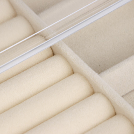 Шкатулка для украшений, 10,5x13,5x23,5 см, ПВХ, 2 цвета