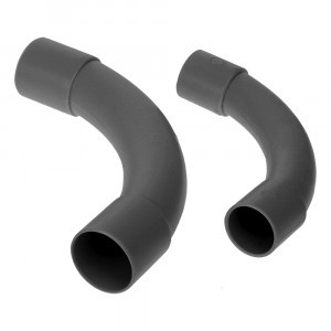 Промрукав Соединитель угловой черный d20 (50/450 уп/кор) цена за 1 шт PR13.0188