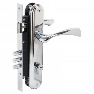 БУЛАТ ЗВ4-3.03.04 НОМОС хром  5 перф.кл. Замок врезной с/руч12)