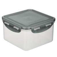 Контейнер герметичный для СВЧ с защелками тм Good&amp;good, квадратный 1,25л, пластик