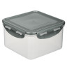 Контейнер герметичный для СВЧ с защелками тм Good&good, квадратный 1,25л, пластик