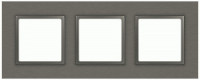 ЭРА Elegance рамка СУ 3 мест. металл титан 14-5203-16 65844