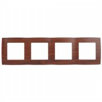 ЭРА 12 рамка СУ 4 мест. вишня, 12-5004-08 2381