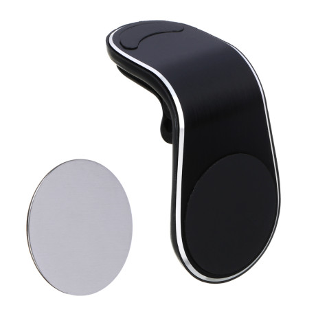 ЕРМАК Держатель смартфона Г-образный, магнитный на дефлектор