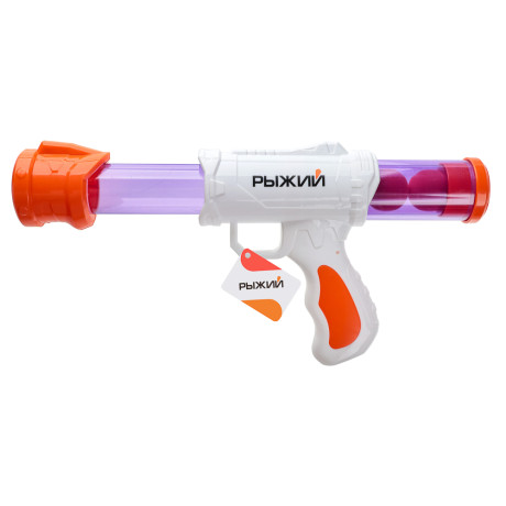 ИГРОЛЕНД Рыжий Ружье 32см, с мягкими пулями, ABS, EVA