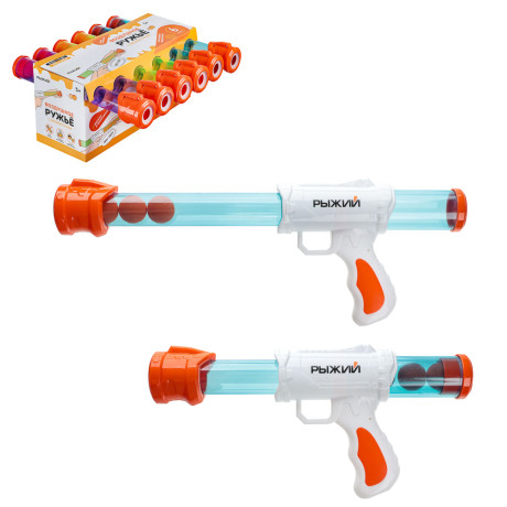 ИГРОЛЕНД Рыжий Ружье 32см, с мягкими пулями, ABS, EVA