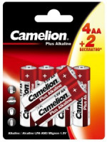 Э/п Camelion Plus Alkaline LR6/316  BL4+2 NEW