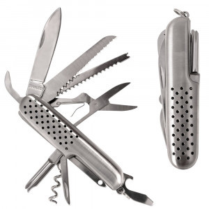 Мультитул 9,5*2см 11 функций металл DA84-129 Мультидом