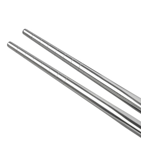 Набор палочек для суши 2шт+циновка 2 шт, нерж.сталь, бамбук