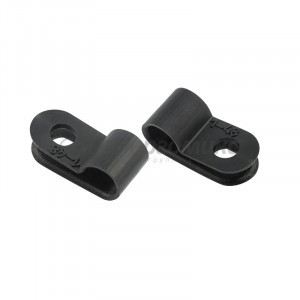 REXANT скоба под винт нейлон 6.6 5 мм, черная (упак. 50 шт.) (10!) 07-4405-1