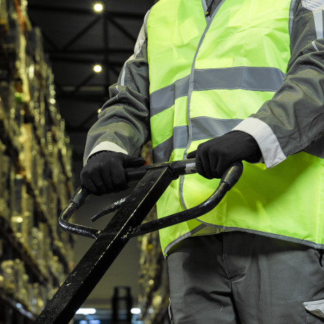 Перчатки Нейлон, 13 класс, черные, XL