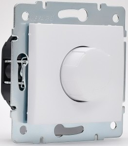 Lezard KARINA мех. диммер СУ 1000 Вт бел. (корп. ABS) 707-0288-157