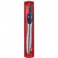 Циркуль Attache длина 115 мм, в комплекте с линейкой, пластиковый пенал 382373