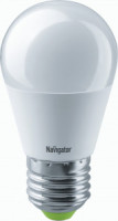 Navigator Шар  G45 E27 7W(560lm) 4000 4K 78x45 пластик/алюм. NLL-G45-7-230-4K-E27 94469
