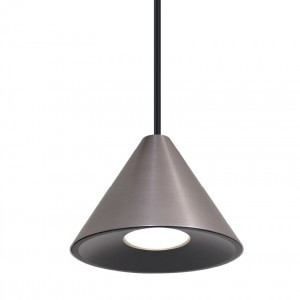 WOLTA св-к подвесной BELLO под лампу GU10 черный/серый D115x84 IP20 WSL-GU10/P08CH