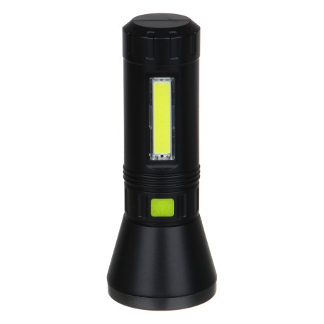ЕРМАК Фонарь ручной, LED+COB, 4 режима, 1200мАч, 5,8х14,8см