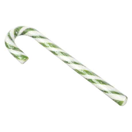 Карамельная трость новогодняя два вкуса: яблоко, клубника 15г