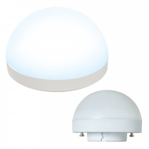 Uniel лампа GX53 св/д 10W(850lm) 6500K 6K 73,5x52 матовая LED-GX53-10W/6500K/GX53/FR/SPHERE PLZ02WH