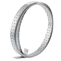 Лента перфорированная монтажная, 1.5 мм, LM 4см х 10 м, отвер. 4.5-5 мм, цинк Сибртех