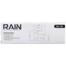 RAIN Смеситель для раковины Гранат, картридж 35мм, латунь, хром