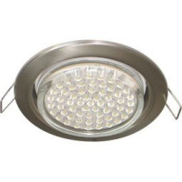 Ecola GX53 H4 св-к  Сатин-Хром (кратно 2!) 38x106 FS53P2ECB (50!)