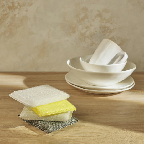 VETTA Набор губок,4 шт, кухонные, поролон 8х12 см.