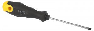 ЭРА отвертка SL 3х75 мм  шлицевая, двухкомпонентная ручка магнитн.наконеч. 55854