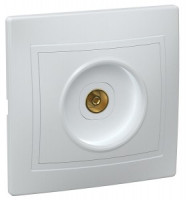 IEK КВАРТА роз. TV  СУ 1 мест. (пласт. осн.) РТВ10-КБ EAK10-K01-DM