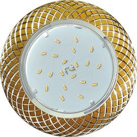 Ecola GX53 H4 DL5381 св-к Сетка Матовое Золото/Алюм. 20x110 FG5381ECB (10!)