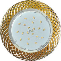 Ecola GX53 H4 DL5381 св-к Сетка Матовое Золото/Алюм. 20x110 FG5381ECB (10!)