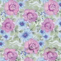 Клеенка 140*20 ДЕКОРАМА 44С (садовые цветы,гол)