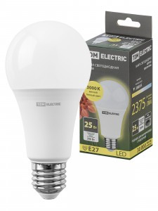 TDM лампа св/д ЛОН E27 25W(2375lm) 3000К 2К 60x120 SQ0340-0496