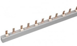 EKF шина соединительная типа PIN для 1-ф нагр. 100А 37x27мм  pin-01-100m