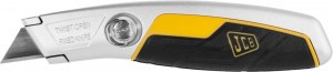 Нож JCB металлический, с трапециевидным лезвием, тип "А24", фиксированное лезвие