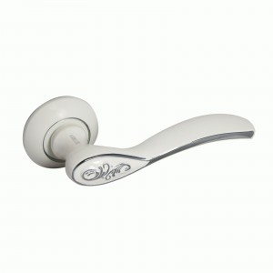 АЛЛЮР АРТ "ШЭРОН" W/CP (17112) круглое основание белая/хром Комплект ручек (20)