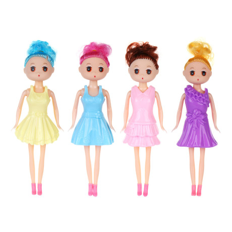 ИГРОЛЕНД Кукла с нарядами, PP, PVC, 13,5х3х24 см, 4 диз.