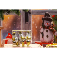 Шар Р10 3шт 10см Совушки (252)