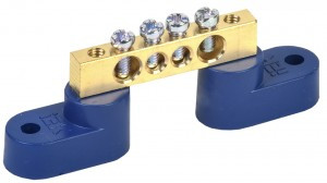 IEK шина N "Ноль" (нул.) на двух угловых изол ШНИ-6х9-4-У2-С