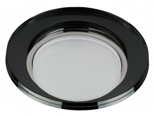 ЭРА DK80 BK св-к встр. под лампу GX53, 220V,13W, черный 5174