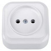 Bylectrica Вариант роз. 16А 1 мест. ОУ (корп. ABS) белый РА16-0101