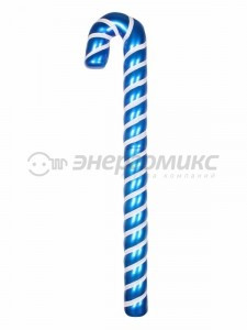 "Фигура елочная "Карамельная палочка" 121 см, цвет синий/белый502-243 Neon Night