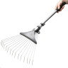 Грабли веерные раздвижные (МИНИ) алюминевый черенок