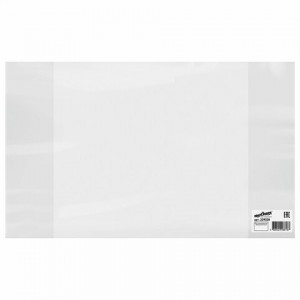 Обложка ПВХ д/дневников, учебников младших классов, ЮНЛАНДИЯ, 180 мкм, 225х355 мм, штрих-код, 229320