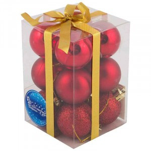 Набор шаров PB4-12SMB-R, 12 шт., 4 см Волшебная страна