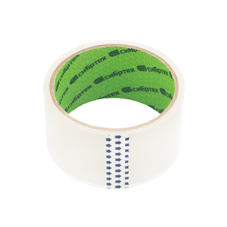 Клейкая лента, 48 мм х 25 м, цвет прозрачный Сибртех